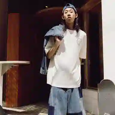 Li-Ning Skateboard Printed Tee Black