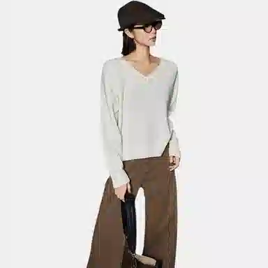 美洋 长袖宽松套头毛衣 女款