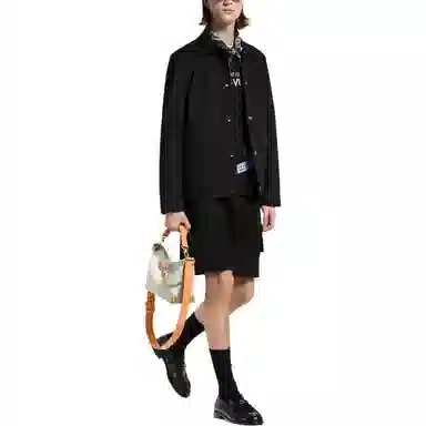 Louis Vuitton SS25 Logo Print T-Shirt Black