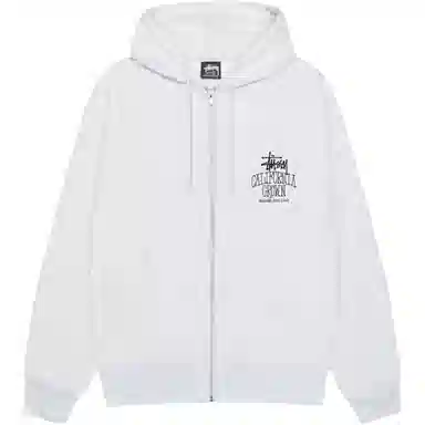 Stussy FW25 SS25 CALI GROWN ZIP HOODIE logo