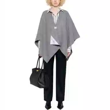 MaxMara Asymmetric Cape Cloak