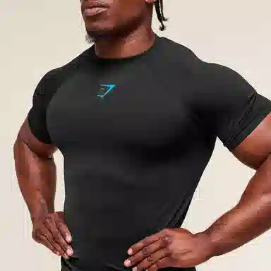 GYMSHARK Onyx 5.0 Seamless Tee