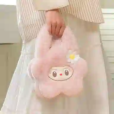 POP MART LABUBU Mokoko Plush Bag