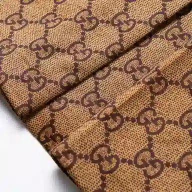 Gucci SS22 Embroidered Logo Dress Brown