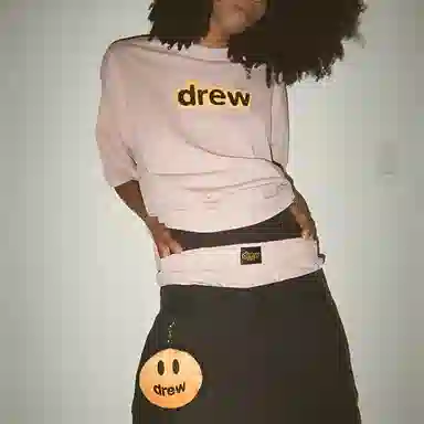 Drew House Secret SS Tee - Dusty Rose LogoT