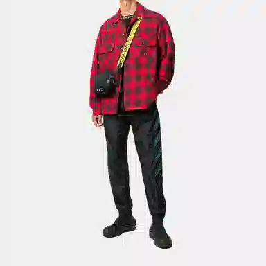 OFF-WHITE FW20 Striped Knit Track Pants