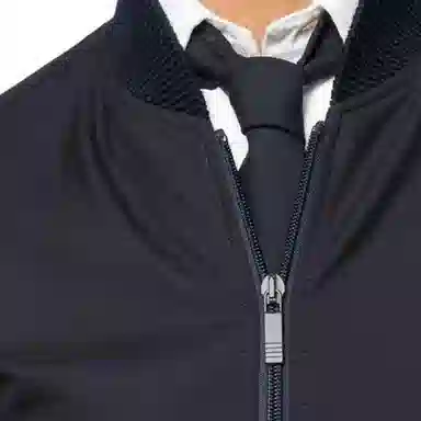 THOM BROWNE Stripe Detail Bomber Jacket