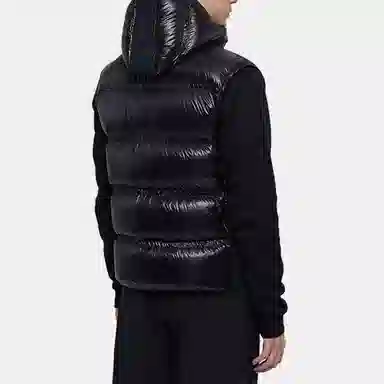 Moncler Genius Down Vest Hooded Black