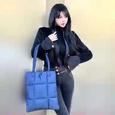 Lee Denim Tote Bag Navy