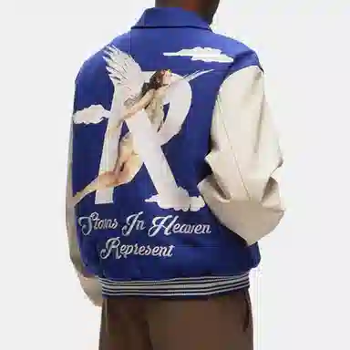 REPRESENT FW23 Blue Bomber Jacket
