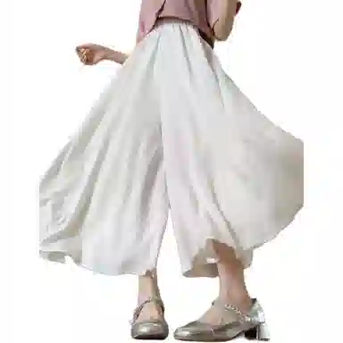 棉致 简约纯色舒适休闲长裙 女款