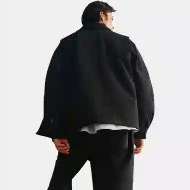 PEACEBIRD MEN Textured Collar Jacket