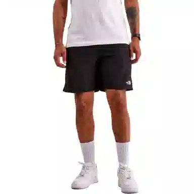 The North Face Logo Embroidered Shorts Black
