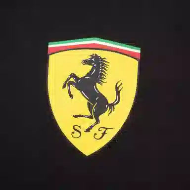 PUMA Ferrari Race Big Shield Tee Black
