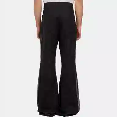Rick Owens RO Flared Mid-Rise Zip Pants Black