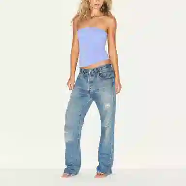 SKIMS SS25 COTTON JERSEY TUBE TOP