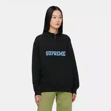 Supreme FW24 WEEK8 Collegiate Half Zip Pullover logo