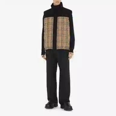 Burberry Check Print Vest