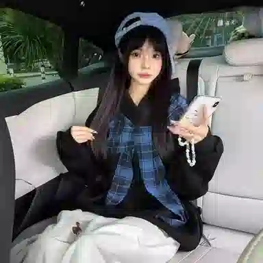 悍戈 美式高街小众设计感蝴蝶结元素连帽慵懒风舒适时尚服饰卫衣 男女同款