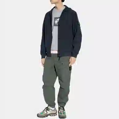 Stone Island Soft Shell Jacket Navy