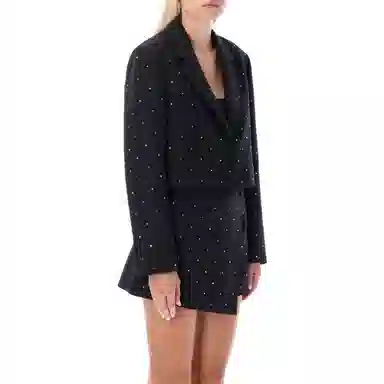 MSGM FW22 Blazer Black