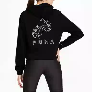 Puma Style Cat Hoodie WMNS Black