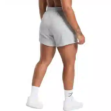 GYMSHARK Strength Department Graphic Shorts logo