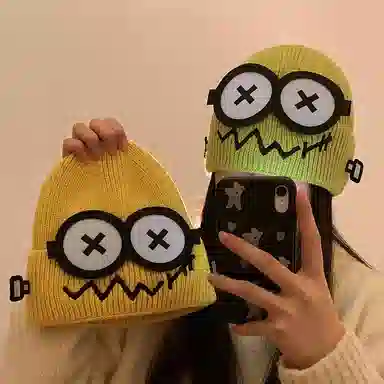 Youwei Cartoon Robot Knit Hat