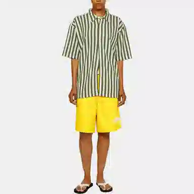 Stussy SS24 BOXY FLAT HEM SHIRT STRIPED