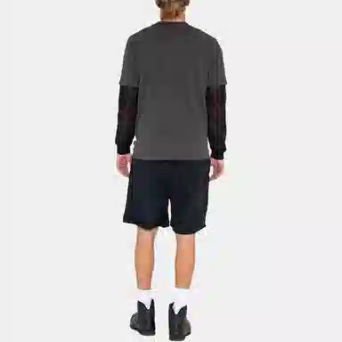 Stussy Logo Print Shorts Red