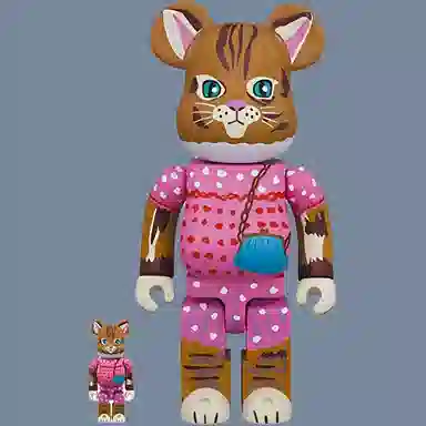 BE@RBRICK Nathalie Lete Minette Pink 100%400%