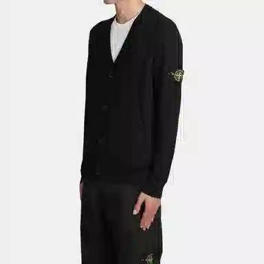 Stone Island Cardigan Black