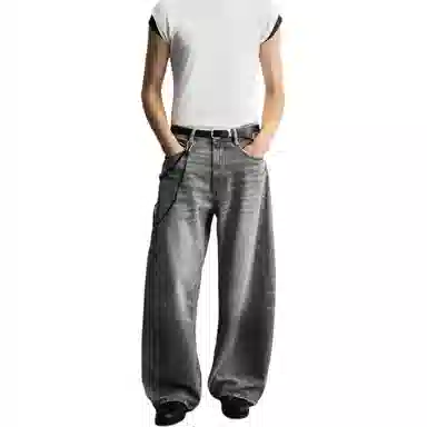 ZARA Loose Fit Mid-Rise Jeans