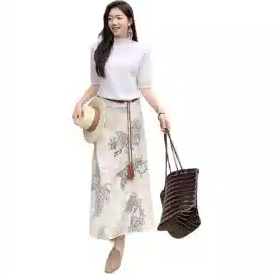 美洋 混纺至简气质立领针织衫 女款