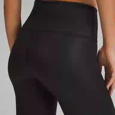 lululemon Wunder Train High-Rise Tight 28" Foil Black