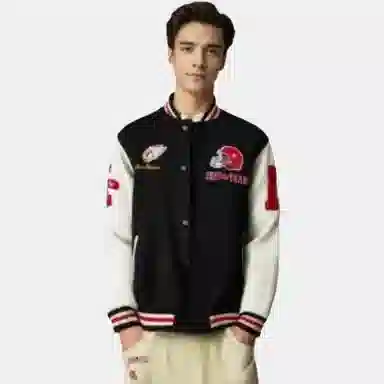 Jeff Hamilton Black Varsity Jacket