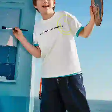 Skechers kids x SMILEYWORLD T