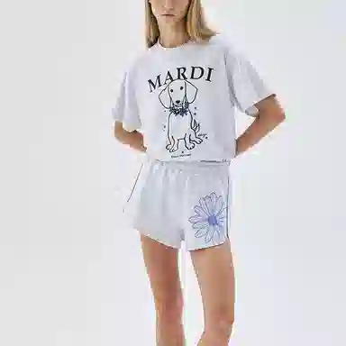 Mardi Mercredi T-Shirt Heather Purple