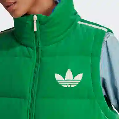 adidas originals FW22 Velvet Vest Logo