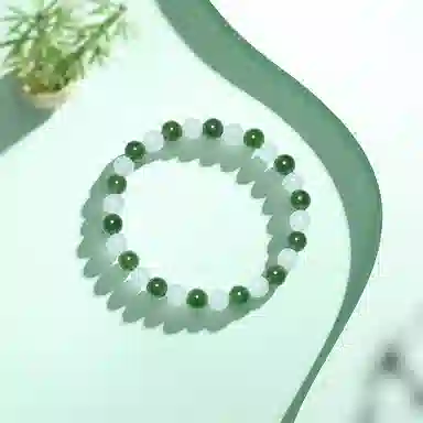 潮宏基 倾玉-伴影和田玉手串圆珠