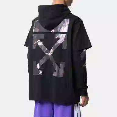 Off-White Religious Print Hoodie