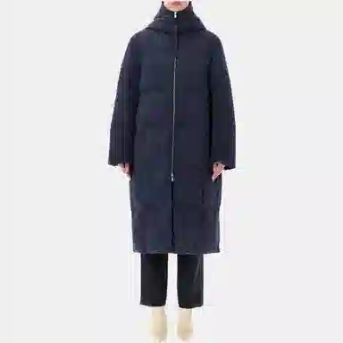 Jil Sander Quilted Down Jacket Navy