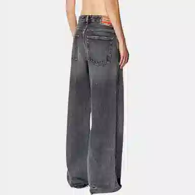 DIESEL FW22 Wide Leg Jeans Charcoal