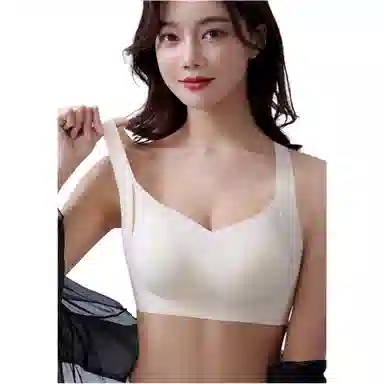 欧迪芬 纯色简约舒适无痕聚拢文胸 女款