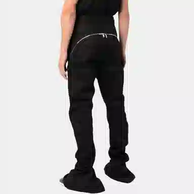 Rick Owens DRKSHDW SS22 Straight Leg Jeans Black