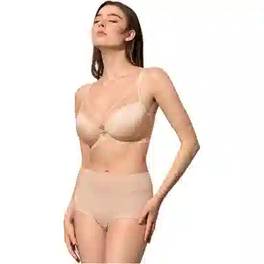 曼妮芬 舒适软钢圈包容轻薄大杯大胸显小文胸 女款