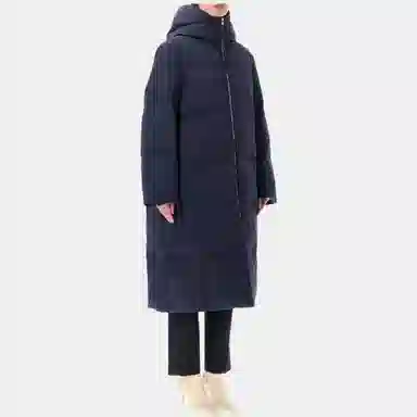 Jil Sander Quilted Down Jacket Navy