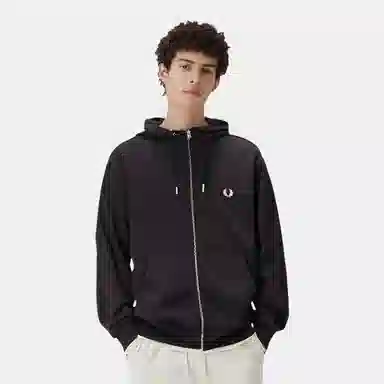Fred Perry Hoodie Black