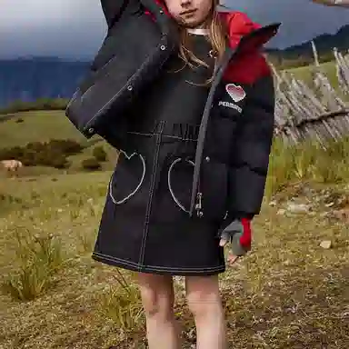 鸭鸭 云朵系列 柔软简约保暖羽绒服 青少年