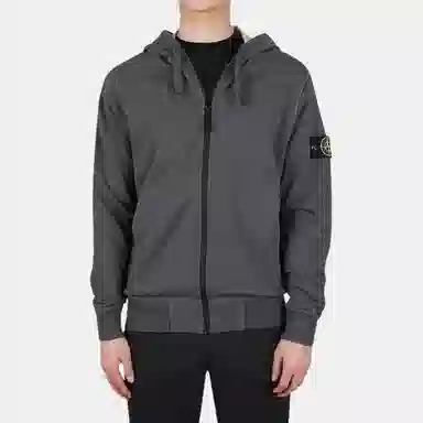 Stone Island SS23 Logo Hoodie Smoke Grey